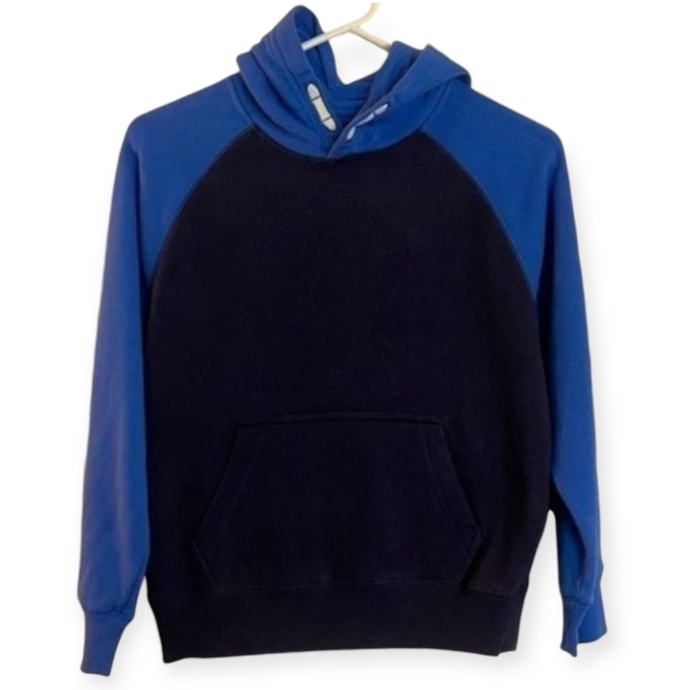 Converse All-stars Blue/Navy Embossed Hoodie. Size M10/12‎